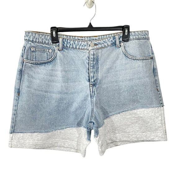 SER.O.YA Men's Tyson Denim and Terry Shorts Size‎ 36 in Skylight - Picture 4 of 11
